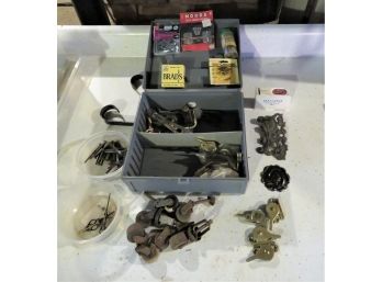 Vintage Antique Hardware Including Scotch Tapes