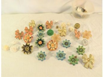 Vintage Grouping Of Curtain Tie Backs And Hardware