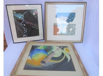 3 Surreal And Abstract Original Artwork