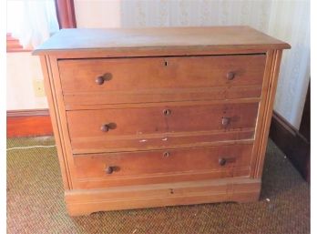 Wood Chest  Of Drawers