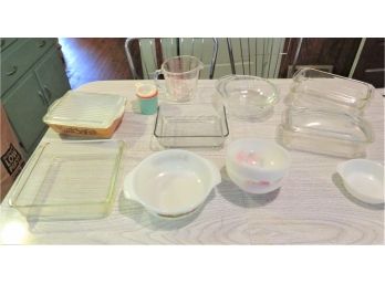 Pyrex, Anchor Hocking And Fire King Glassware