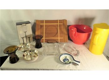 Large Collection Of Mid-century Dansk Kitchen Glass Plastic Ceramics