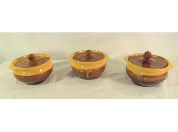 Grespots Digoin French Stoneware Onion Soup Bowls With Lids