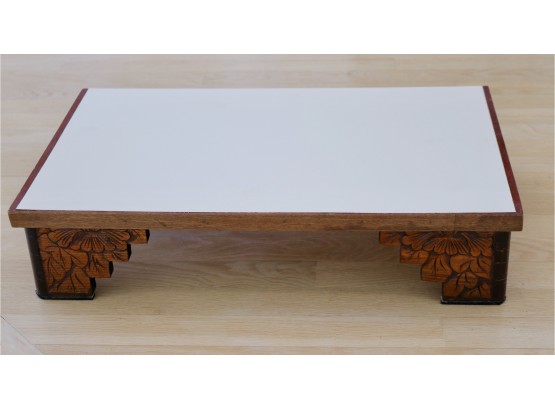 Wood And Formica Display Stand/Bed Tray And More