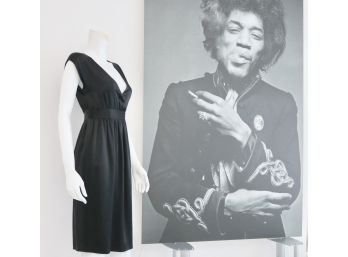 Freda Black Silk Dress - Size 8