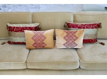 Set Of Four Decorative Accent Pillows