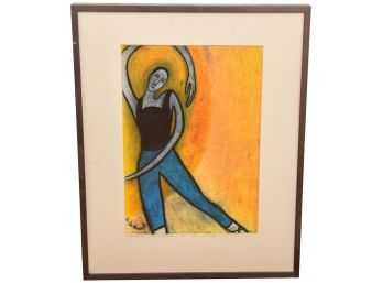 Signed Helen Duckworth 'At Practice #1 - The Dance Series' Painting