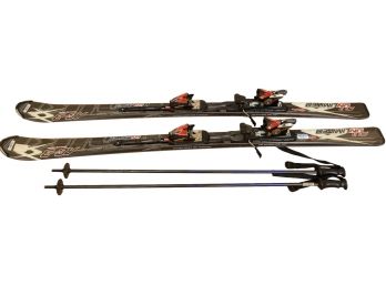 Volkl Unlimited AC 3 Skis With Ski Poles