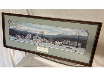 Framed Norman Rockwell Print- Stockbridge, MA