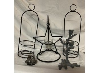 Candle Holder Lot