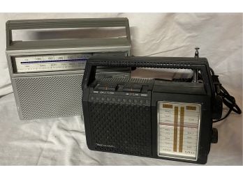 Two Vintage Realistic Radios