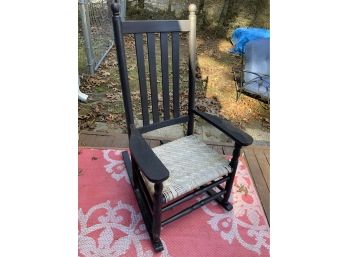 Black Painted Rocking Chair