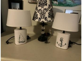 Trio Of Petite Lamps