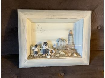 Lighthouse Themed Shadow Box