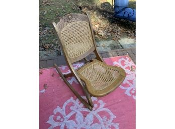 Folding Wooden Rocking Chair