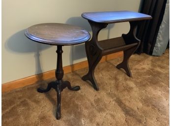 Two Petite Vintage Tables