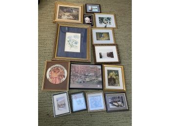 13 DECORATIVE FRAMED PRINTS