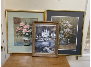 THREE NICELY FRAMED DECORATIVE PRINTS