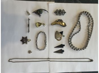 LOT OF VINTAGE STERLING SILVER JEWELRY