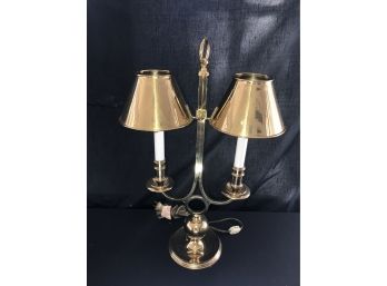 Brass Candlestick Style Lamp