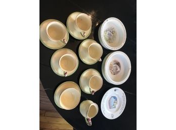 Royal Winston Cups Ans Saucers . Children's Bowls