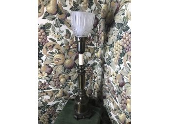 Metal Torchiere Lamp