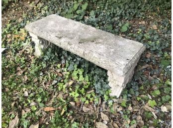 Concrete Sitting Bench