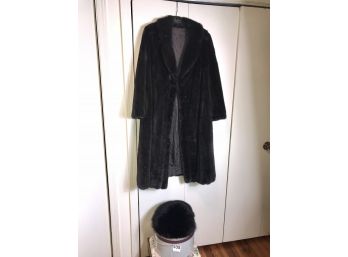 Mink Fur Coat And Hat