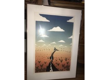 Santa Fe Landscape Lithograph