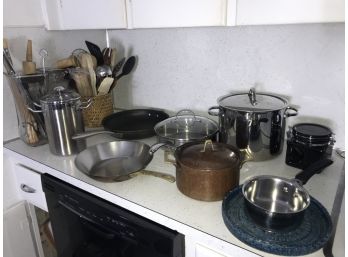 Cookware Including Copper , Calaphon , Cuisinart  And More