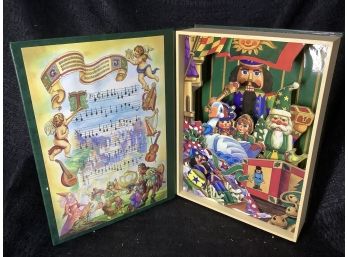 Vintage Merry Christmas Book Decor