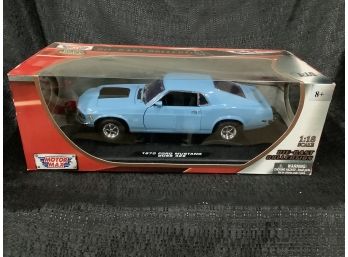 New In Box Vintage Motor Max  1970 Ford Max Boss 429 Die Cast Collectible