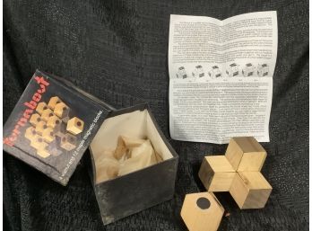 Turnabout Magnetic Blocks By Tensegrity Systems Corp. With Box And Directions