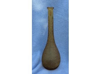 Beautiful Long Necked  Gold Vase