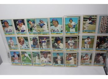 1976 Topps Baseball Mets Cards - 27 Cards