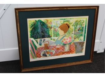 Watercolor Print By Emile Grau Sala - Signed