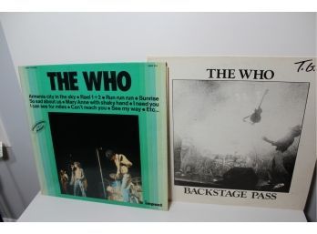 2 Rarities By The Who - Import From France & Backstage Pass 1978