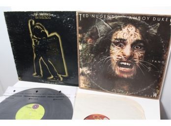 1974 Ted Nugent & 1971 T. Rex- 1979 Kiss 'Dynasty' & 2 More - 5 Record Group