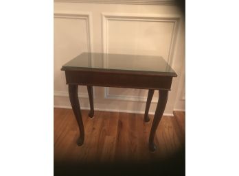 Side Table With Glass Top