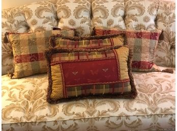 Four Decorative Accent Pillows