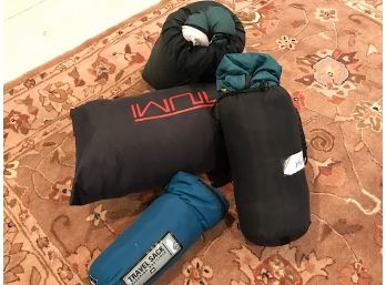 Four Sleeping Bags - Tumi, North Face And More