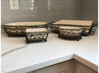 Four Piece Baking Dish Set