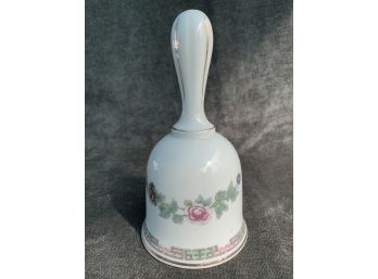 Hoffritz Porcelain Bell With Roses - Bavaria Germany