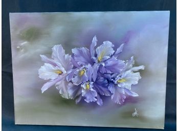 Purple Flower Painting - C. Cook