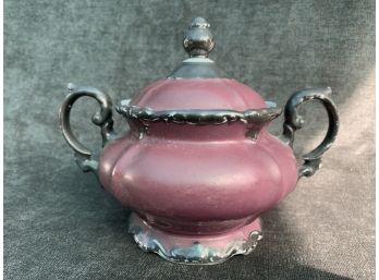 J. Seltmann Red Sugar Pot