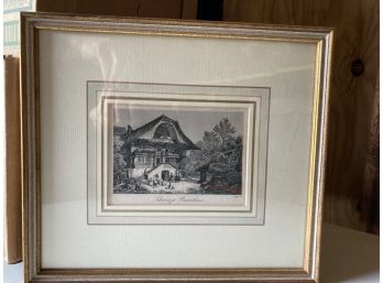 1800's Steel Engraved Print - Schweizer Bauerhaus