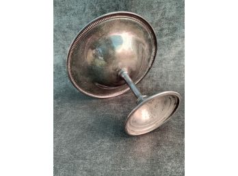 Metal Dish On A Stand