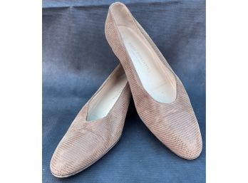 Silvia Fiorentina Beige Dress Shoes - Size 8.5