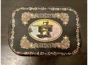 Vintage Singer Sewing Machine Collectors Tin