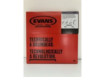 Evans Technically A Drumhead IZ12CHR Black Crome New In Box